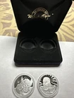1996 WOLVERINE & Spider- Man MARVEL COMICS 1oz SILVER ART ROUND Proof Rare 0.999