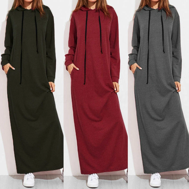 Floor top length hoodie