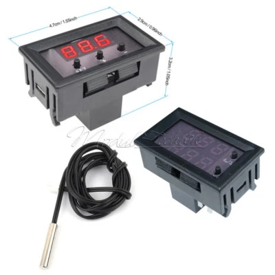 MARKENLOS Digital Thermostat W1209 W1209WK Temperature Controller Sensor Case 12V 50-110°C