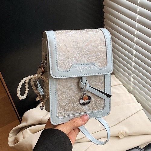 Large Capacity Women Bag PU Leather Small Square Bags Crossbody Bag Gifts - Picture 16 of 18