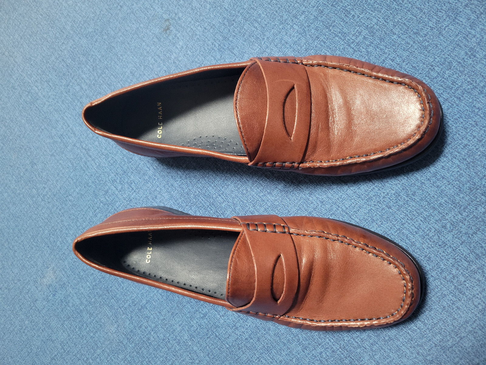 Perfect Women's size 7.5 Classic Cole Haan Penny Loafer Shoe in British Tan