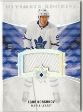 2020-21 Ultimate Collection Jerseys Rookie #187 Egor Korshkov 487/649 Leafs
