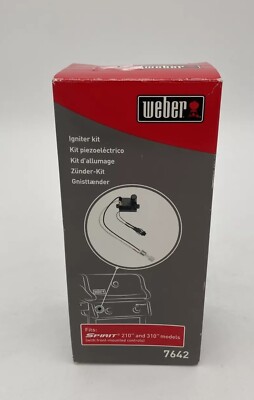 Weber Igniter Kit 7642 fits Spirit 210 & 310 Models w Front Mount Controls New