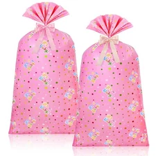 2 Pcs 70"x 40" Extra Large Jumbo Gift Bag for Giant Gifts Extra Big Plastic P...