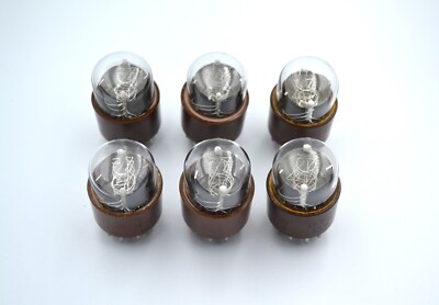 6pcs IN-1 Vintage SMALL FINE GRID NEW NIXIE TUBES NOS 100% GARANTY WORKING IN1