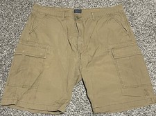 Levi Strauss  Co. Cargo Shorts Mens Size 42 Casual Cotton Dark Tan Perfect SK3