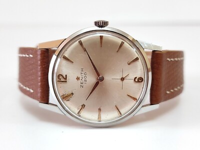 Zenith 1200 Manual Wind Sub Second Cal. Uhr 40T 34mm generalüberholt Vintage