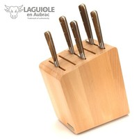 Laguiole En Aubrac FranzöSische KüChenmesser Griff Walnuss Messerblock Magnet