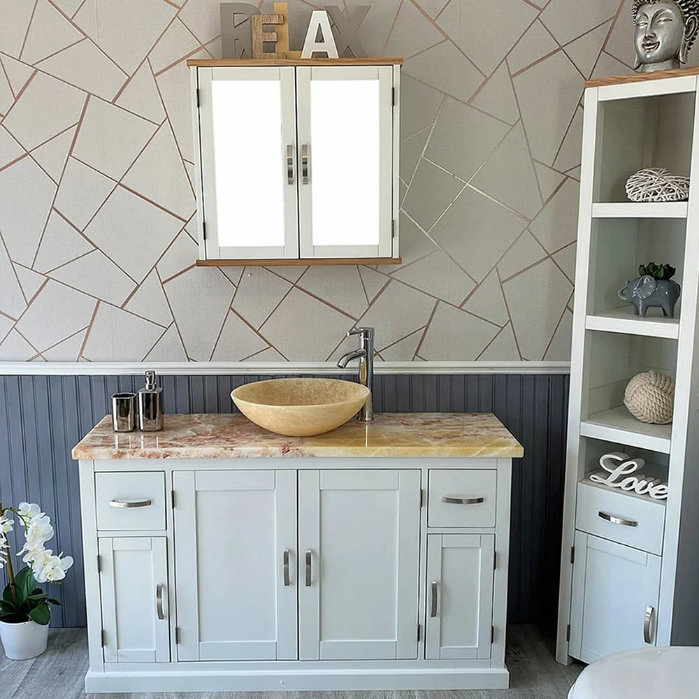 White single 2024 bathroom vanity