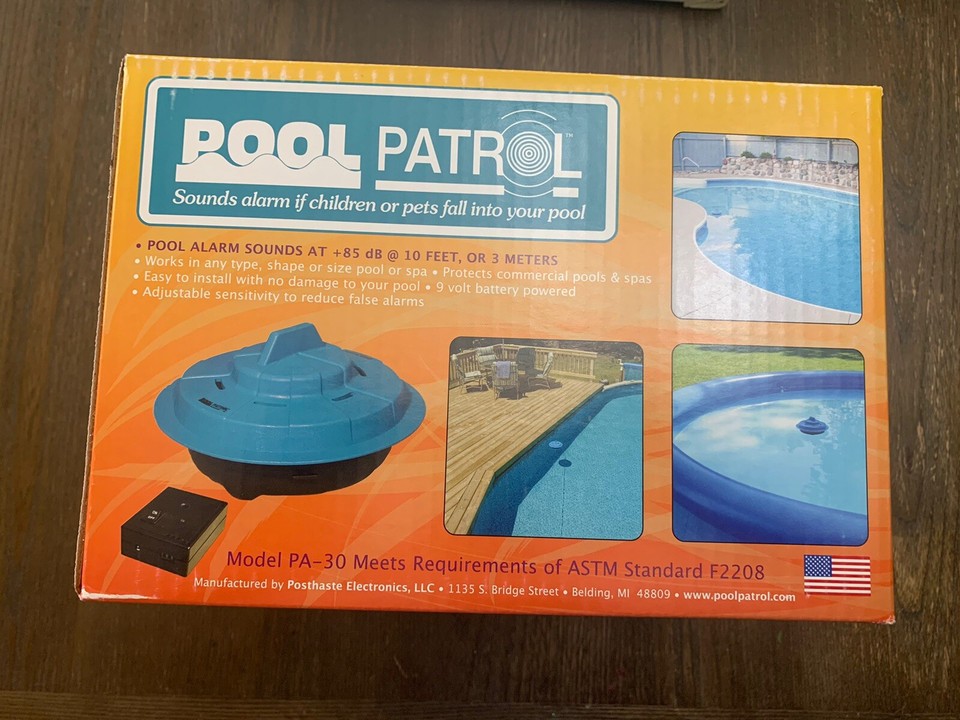 Pool Patrol PA30 Pool Safety Alarm BRAND NEW IN BOX / NEVER USED