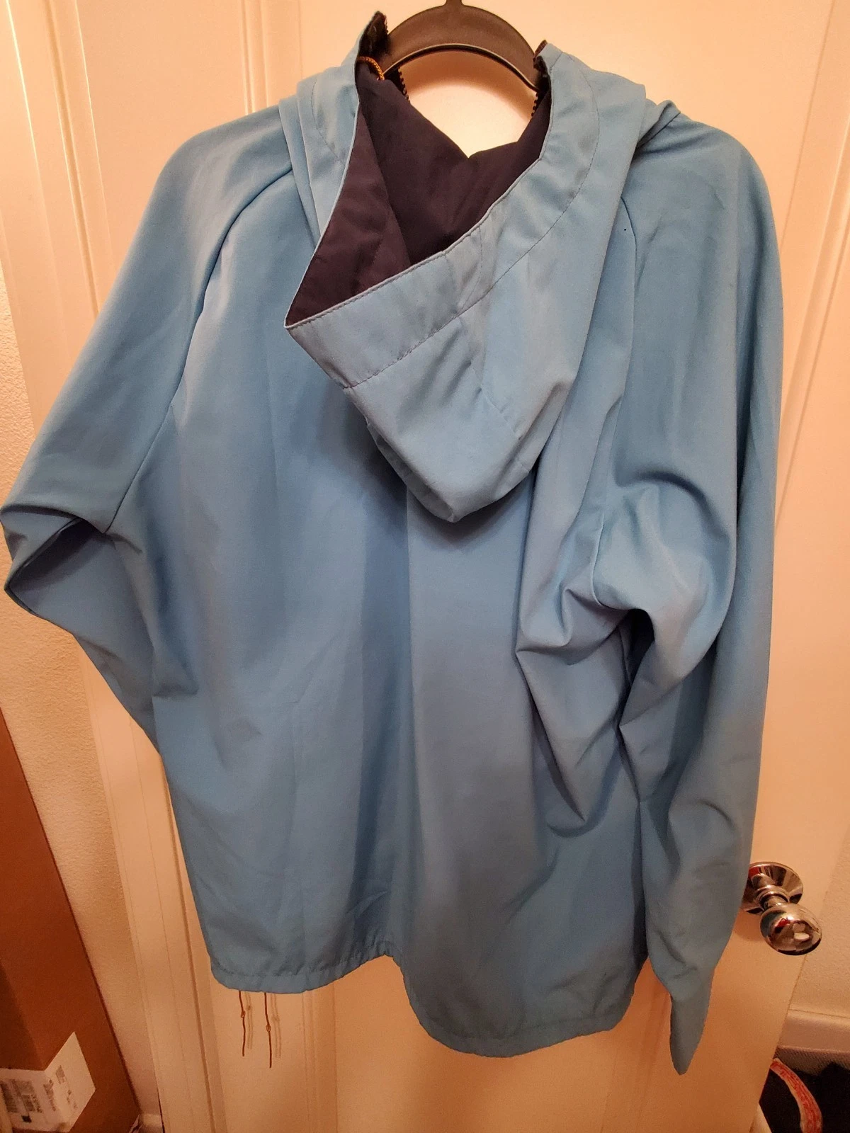Vintage WHITE STAG JACKET Color: Sky Blue men size Medium pull over Windbreaker - product detail image 5