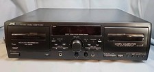 JVC TD-W354BK Double Cassette Tape Deck Recorder Player Needs Repair
