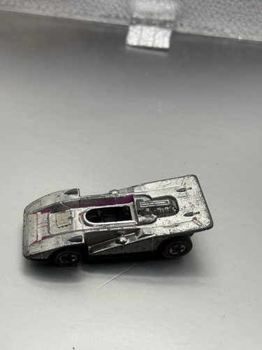 Vintage 1973 Hot Wheels Redlines Steam Chrome Silver Hong Kong - Picture 2 of 10