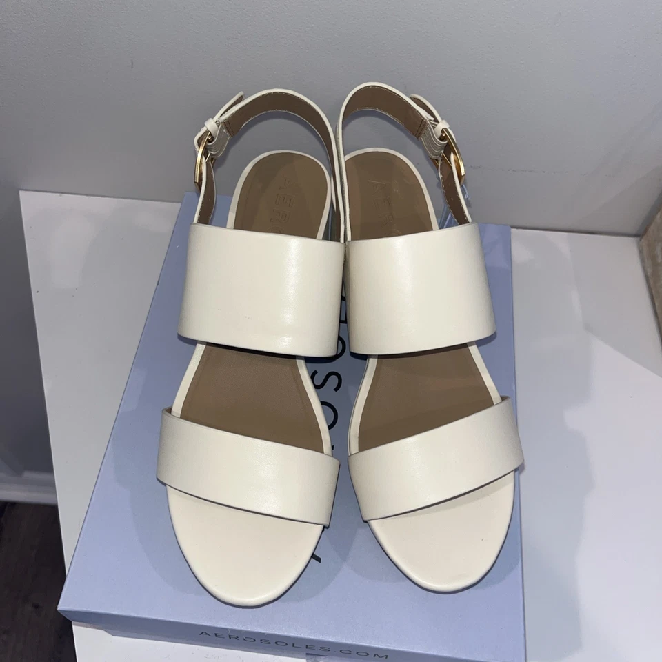 Aerosoles Women’s Sandals Camilia Platform Eggnog Sandal Size 9.5M - Image 2 of 4