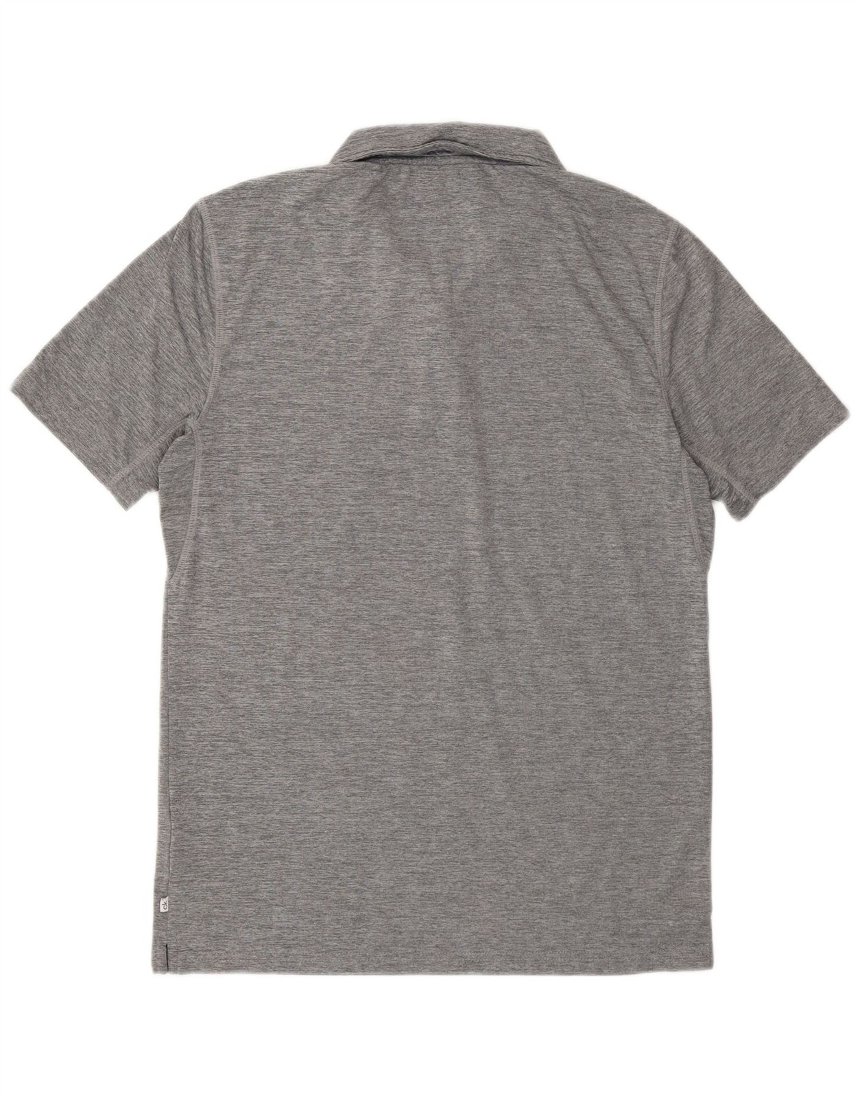 Calvin Klein Mens Golf Polo Shirt Small Grey Flecked Polyester CH09 thumbnail 2