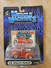 Muscle Machines 40 Willys Pickup Orange 01-21 2001