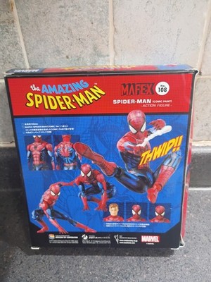 Mafex Spider-Man No. 108 Comic Paint Medicom Toy MIB USA Authentic