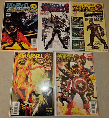 Marvel Zombies #1-5 (2007 Kirkman Series) 1 2 3 4 5  Lot set run*