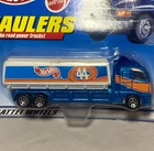 1999 Hot Wheels Haulers 44 Cabover Tanker Truck 65743 On Card Vintage Diecast