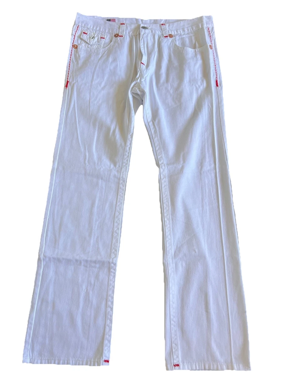 True Religion ホワイトデニム　33 True Religion White 33 Inch Inseam Jeans for Men for sale | eBay