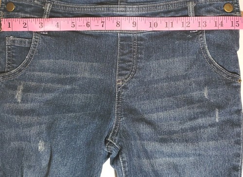 Girl's Overalls Denim Distressed Xhilaration Size L (10/12) - Picture 6 of 6