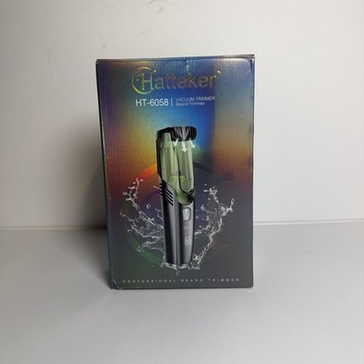 Cordless Men Beard Trimmer USB Electric Shaver Trimmer Built-in Vacuum Clippers