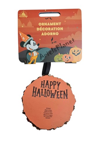2025 Disney Parks Happy Halloween Mickey Pumpkin Jack-o-Lantern Hanging Ornament - Afbeelding 2 van 2