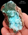 Pseudomalachite chrysocolla malachite and quartz - Tenke Fungume area DRC Congo