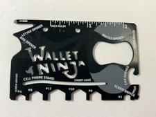 Original Pocket Wallet Ninja Multi-Tool 18 In 1 Credit Card -Multi Purpose Tool