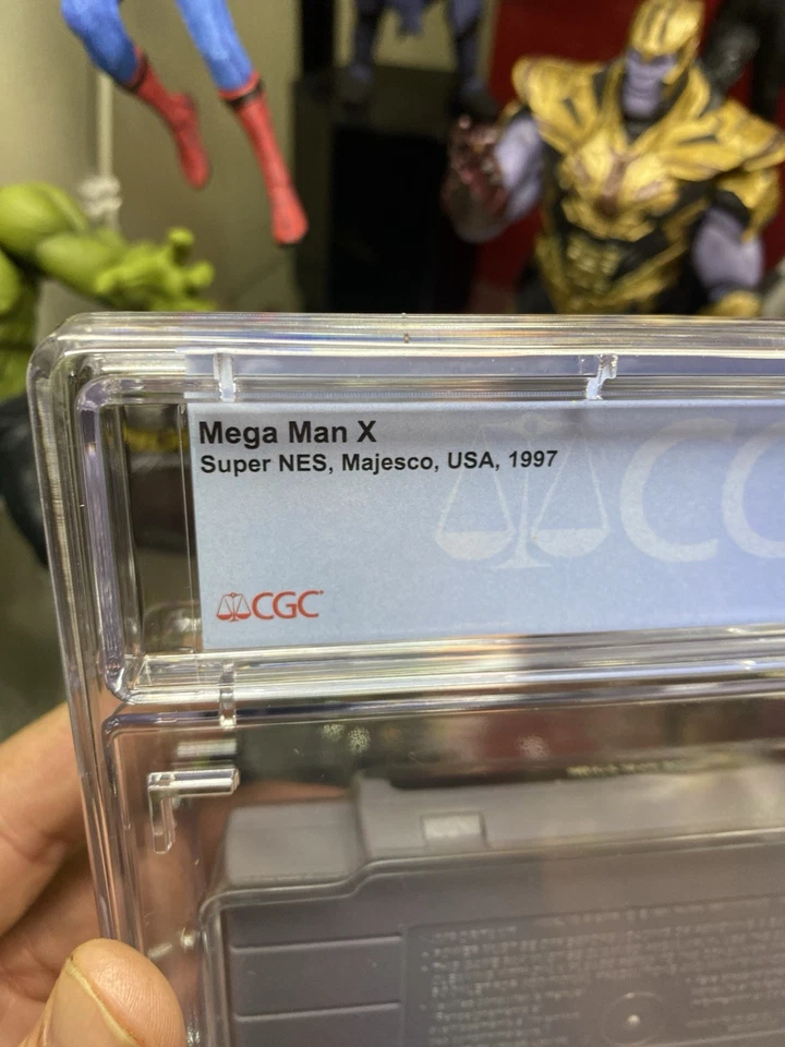 Cartucho Mega Man X CGC Super Nintendo Clasificado 9.8 POP 1 🔥🔥🔥🔥 Foto 4 de 4