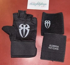 WWE Roman Reigns Bloodline Head Of The Table Authentic Glove & Arm Band Set New
