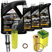Mann Inspektionspaket 8L Mannol Longlife 5W-30 FüR BMW E91 325D 335D E90 E93