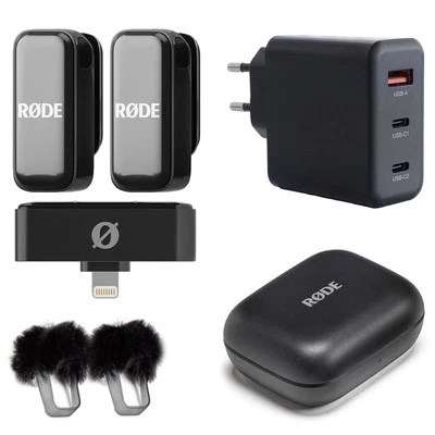 Rode Wireless Micro Drahtloses Mikrofon-System Lightning mit keepdrum Netzteil - Bild 1 von 4