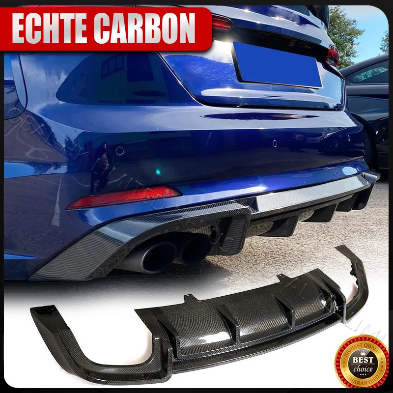 Carbon Heckdiffusor Diffusor Stoßstange Heckspoiler Für Audi S5 A5 B9 Sline 17+