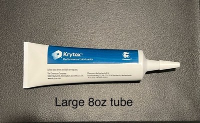 Krytox 240 AC High Temperature Grease, Tube, 8 oz. (227gr.) - Read Desc
