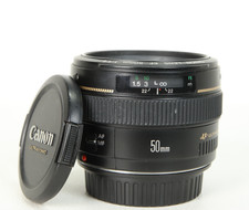 Canon EF 50mm f/1.4 USM Prime Lens In Good Condition. With Both Caps
