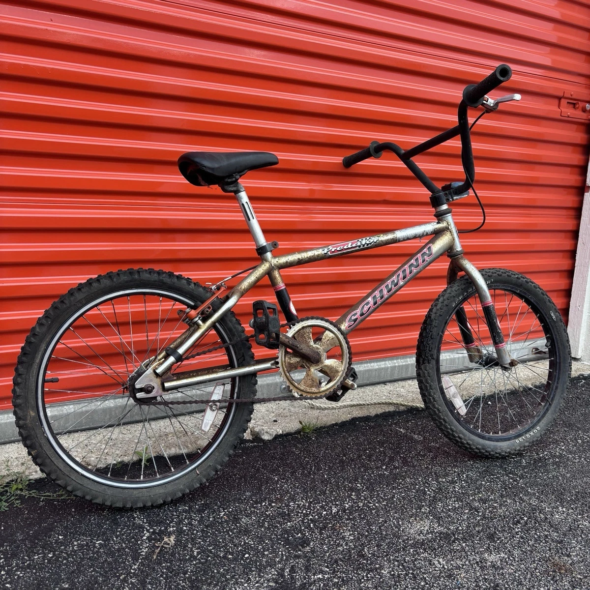 Vintage Schwinn Predator Old School BMX Bike - Rusty - Good