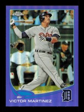2013 Topps Chrome Purple Refractors #72 Victor Martinez