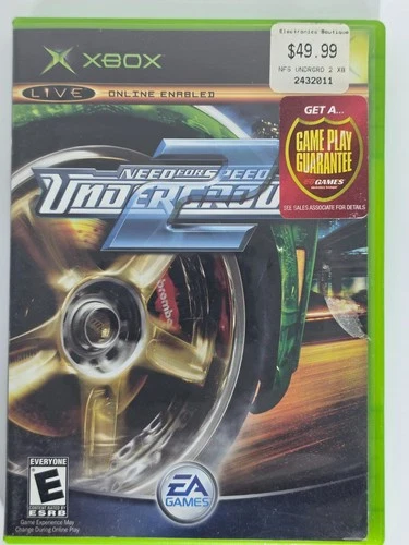 Need for Speed: Underground 2 Original Xbox Authentic - CIB