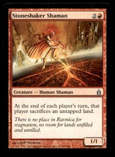 Stoneshaker Shaman LP Light Play Ravnica: City of Guilds MTG [9982]