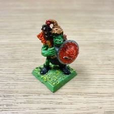 Citadel Warhammer Fantasy Bob Olley Black Orc Metal Model Painted OOP Classic