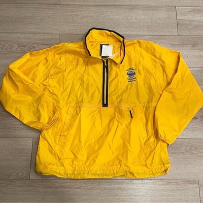 Vintage NWT SEC 2000 Atlanta Basketball Tournament Yellow Windbreaker Size L y2k
