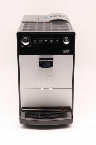 Melitta Purista F230-10 Kaffeevollautomat, LED Symboldisplay, schwarzsilber