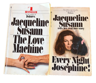 Jacqueline Susann Lot of 2 Vintage Books Love Machine Every Night Josephine