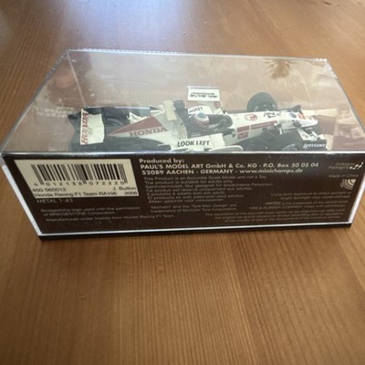 ミニカー Honda Racing F1 Team RA106 J. Button Minichamps Honda Racing F1 Team RA106 J. Button 2006 1:43 Diecast