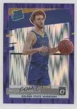 2020 Panini Donruss Optic Rated Rookie Purple Shock Prizm Nico Mannion #190 5a4