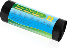 Portable Toilet Bags - 8 Gallon Camping Toilet Bags, Biodegradable Travel Potty