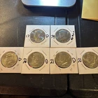 Lot of 6 Kennedy Half Dollars Good Condition Coins Mixed Dates and Conditions