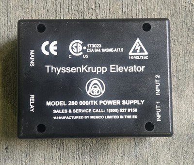 Model 280 000/TK Power Supply  Thyssen KRUPP, Elevator Door Control Light Screen