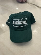 Museum of Peace and Quiet Emerald Green Cap Hat- LULLA Embroidered.